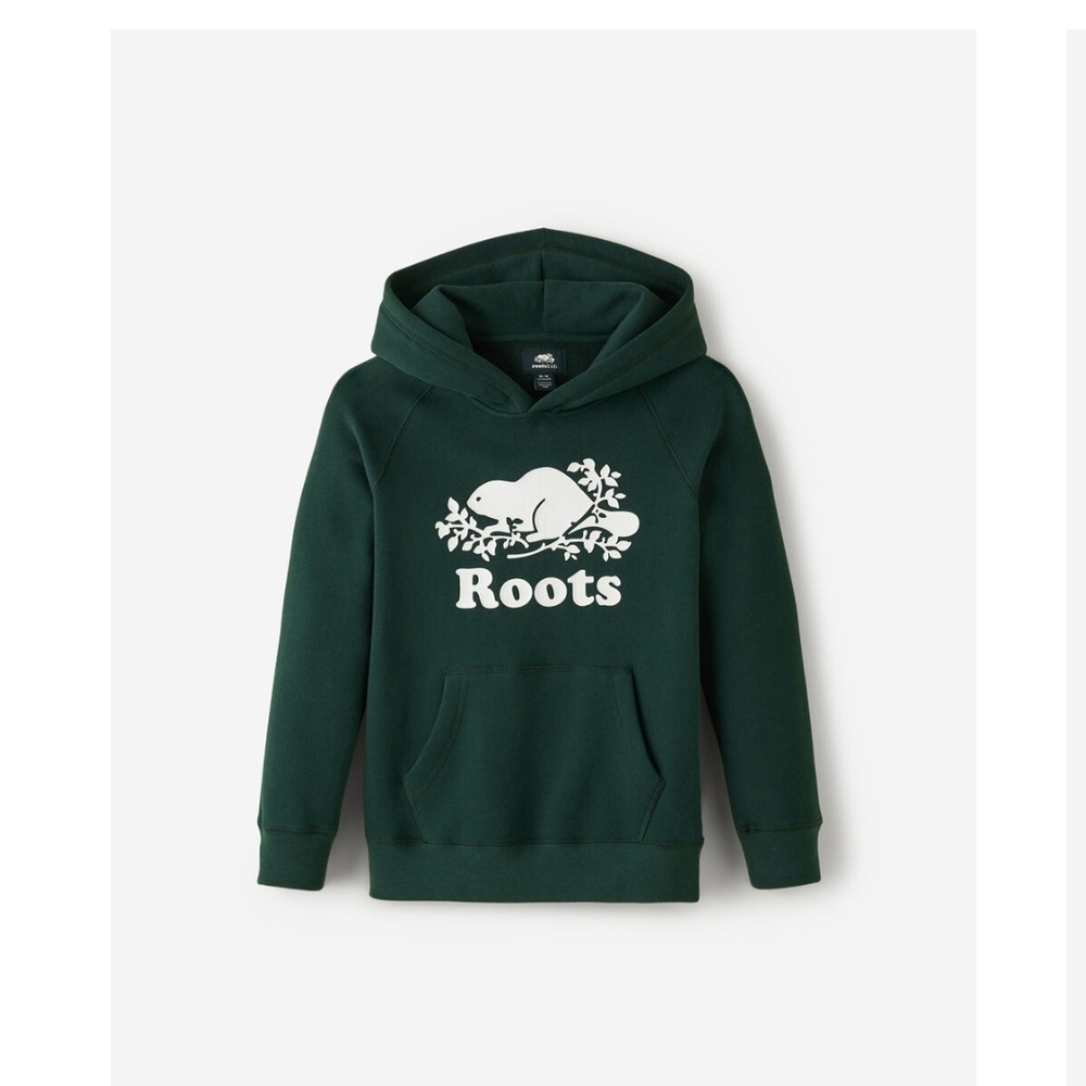 Roots Kids Forest Green Hoodie Size 9/10